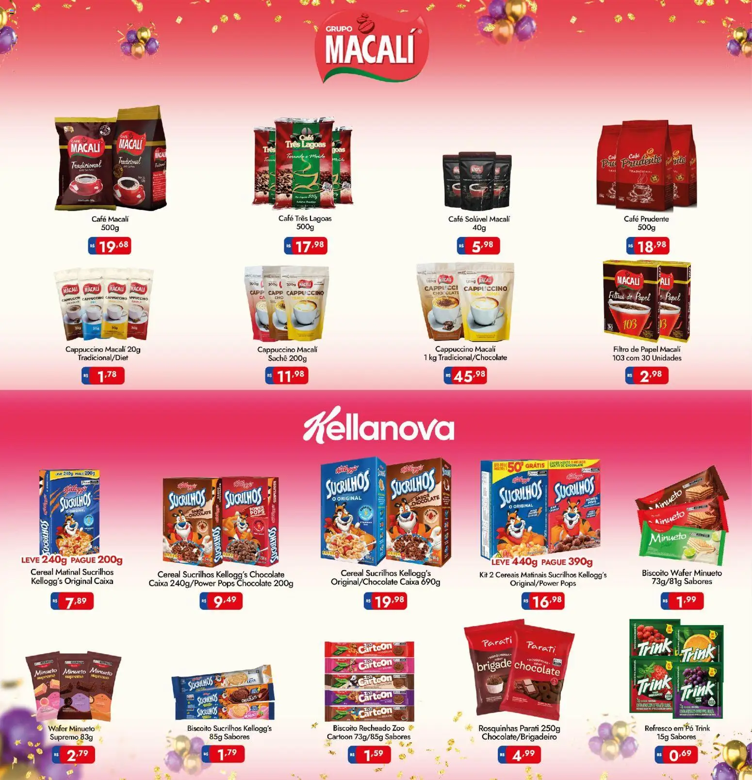 Supermercados Rondon Folheto - válido de 21/09/2026 | Página: 12 | Produtos: Filtro de papel, Biscoito, Café, Cereais