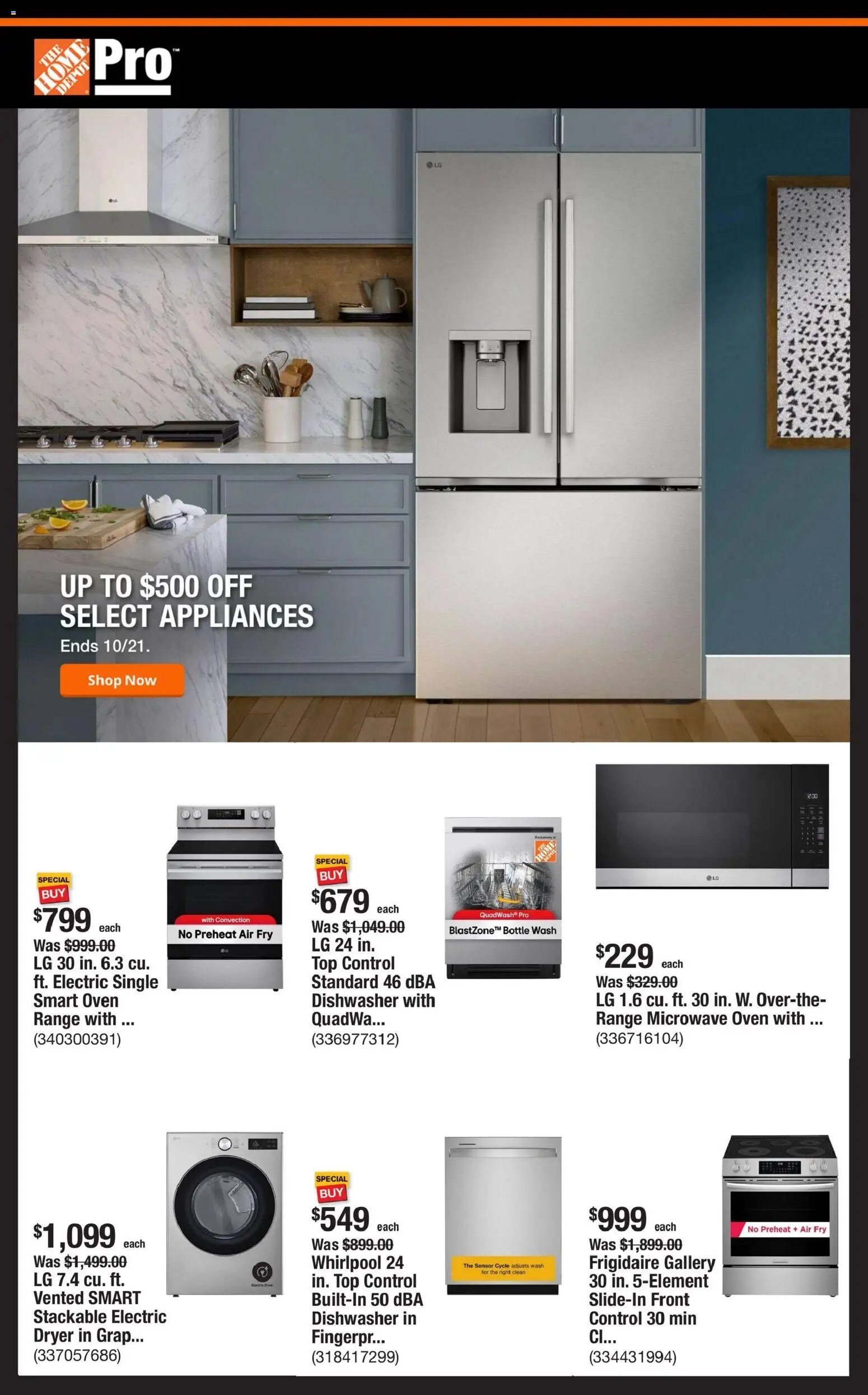 Home Depot Shop Pro Ad - valid from 10/12/2026 | Page: 1