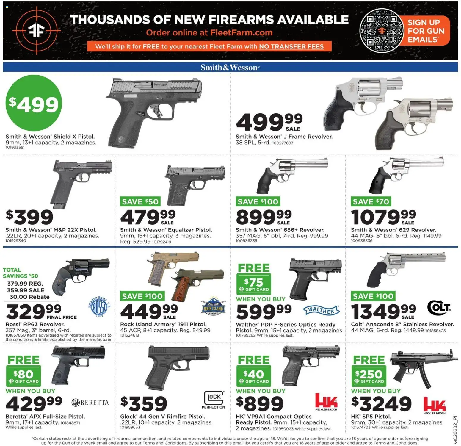 Mills Fleet Farm Take Aim - valid from 07/06/2026 | Page: 3 | Products: Gun, Rimfire