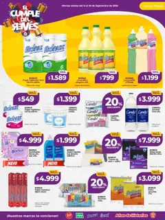 Vista previa Vital - Especial nuestras marcas válido desde el 14/09/2026 | Página: 3 | Productos: Papel higiénico, Rejilla, Jabón líquido, Papel manteca