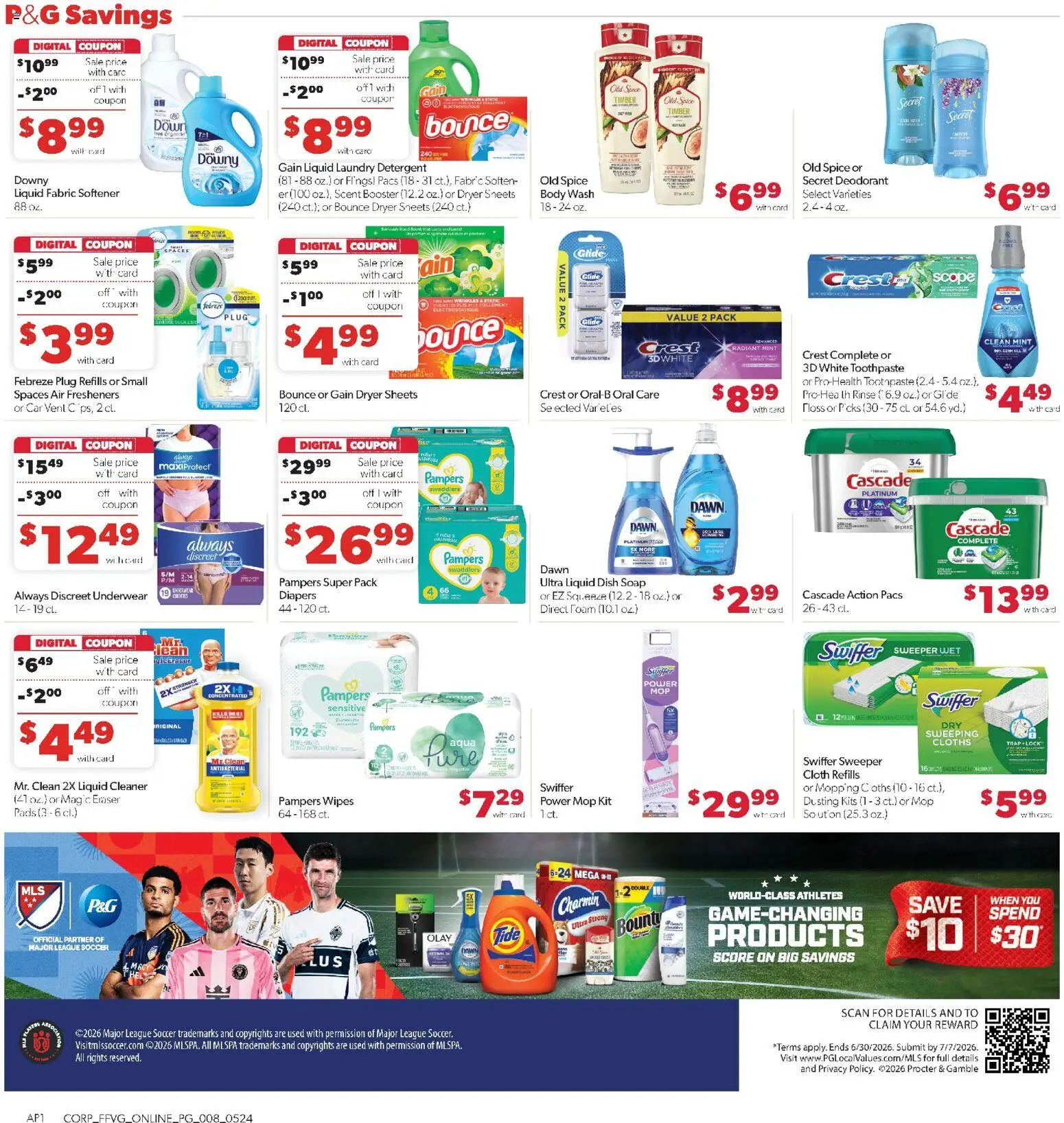 Family Fare Weekly Ad - MI - valid from 24.05.2026 | Page: 12 | Products: Eraser, Toothpaste, Detergent, Underwear