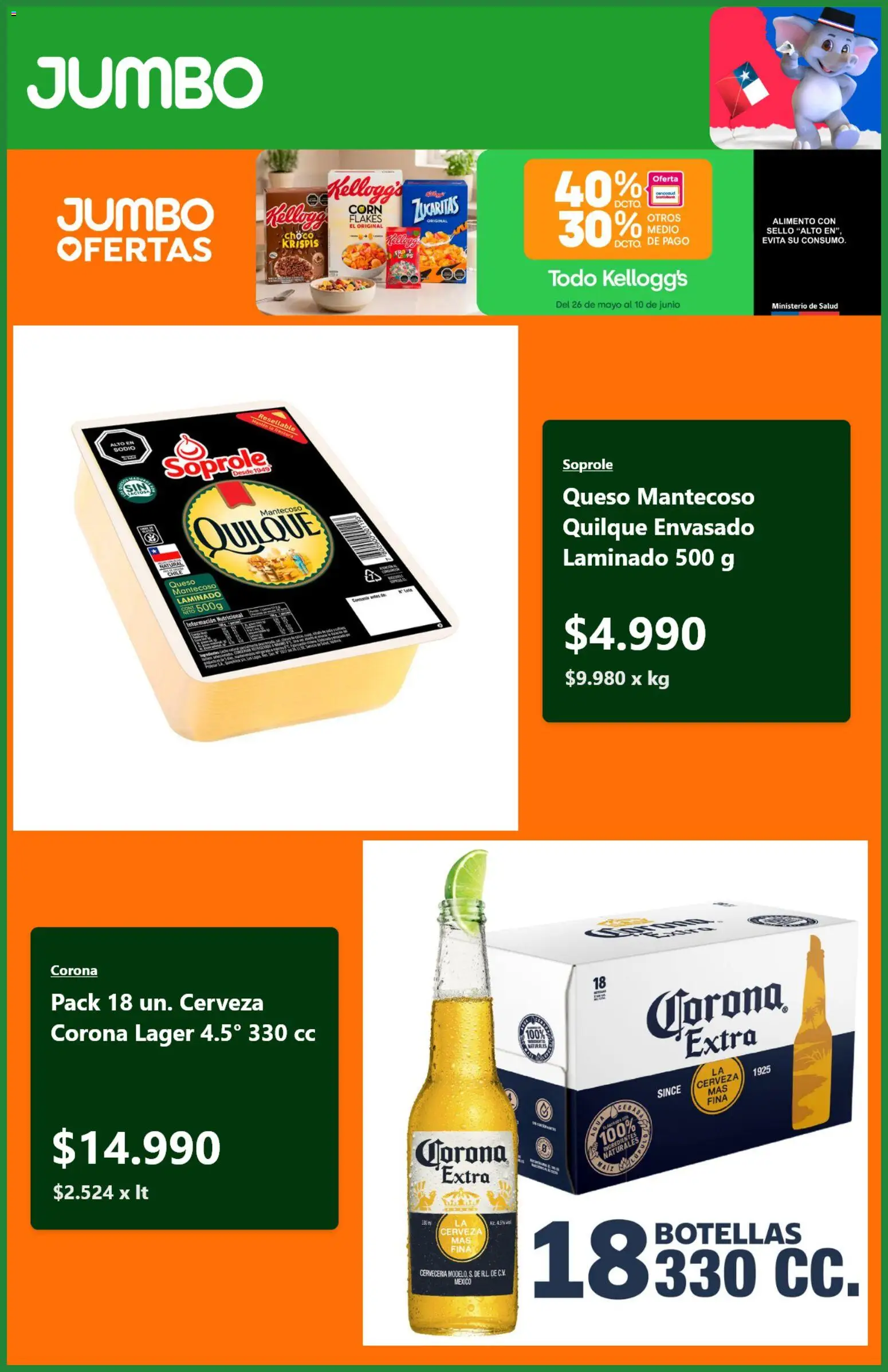 Jumbo Ofertas │ válido desde el 04.06.2026 | Página: 5 | Productos: Queso, Cerveza