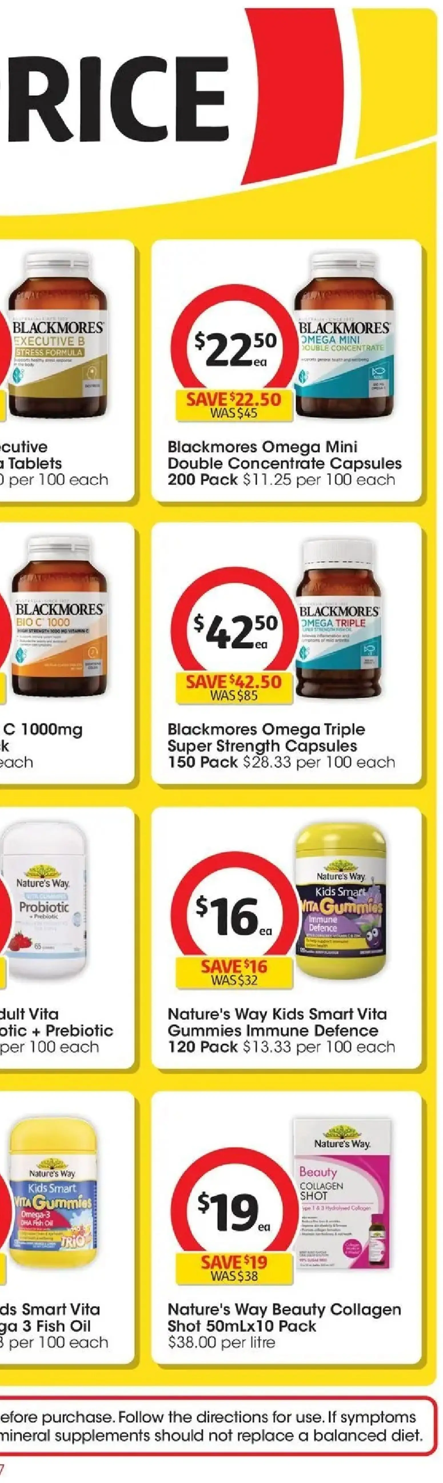 Coles catalogue - valid from 17.06.2026 | Page: 13 | Products: Oil, Fish oil, Collagen, Vitamin
