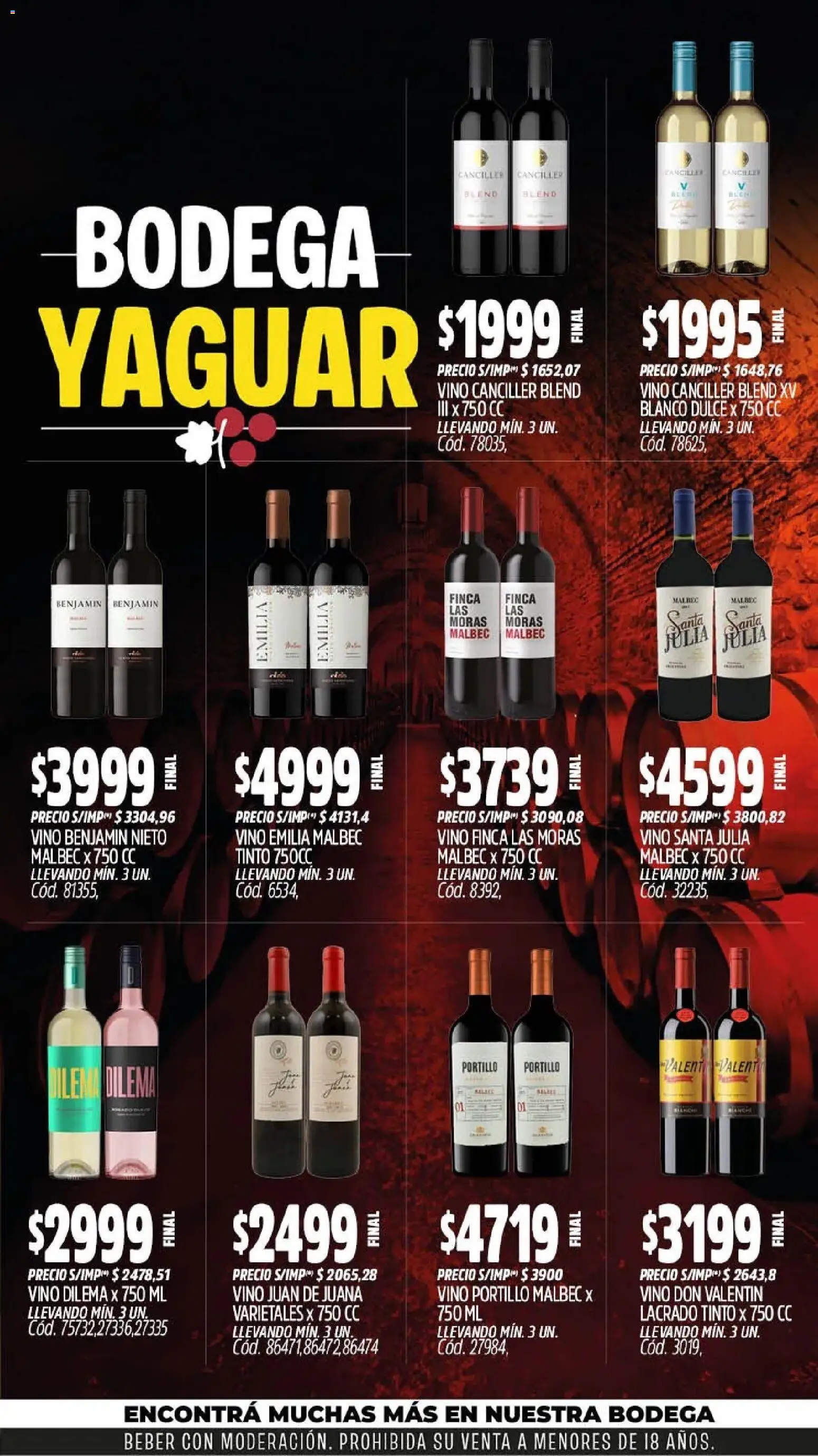 Yaguar - Oferta Semanal Santa Fé │ válido desde el 10/08/2026 | Página: 7 | Productos: Dulce, Vino