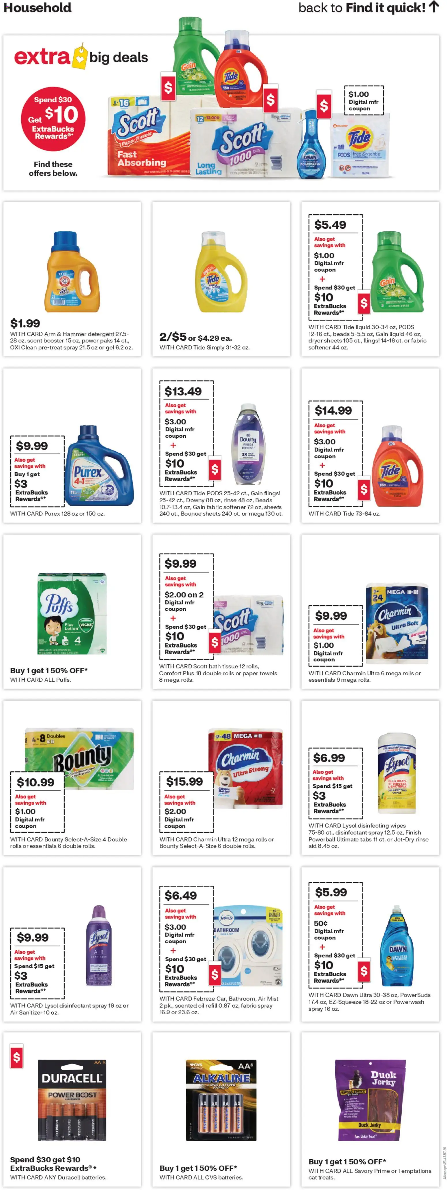 CVS Pharmacy Weekly Ad - NY - valid from 19.04.2026 | Page: 19 | Products: Hammer, Oil, Detergent, Dryer
