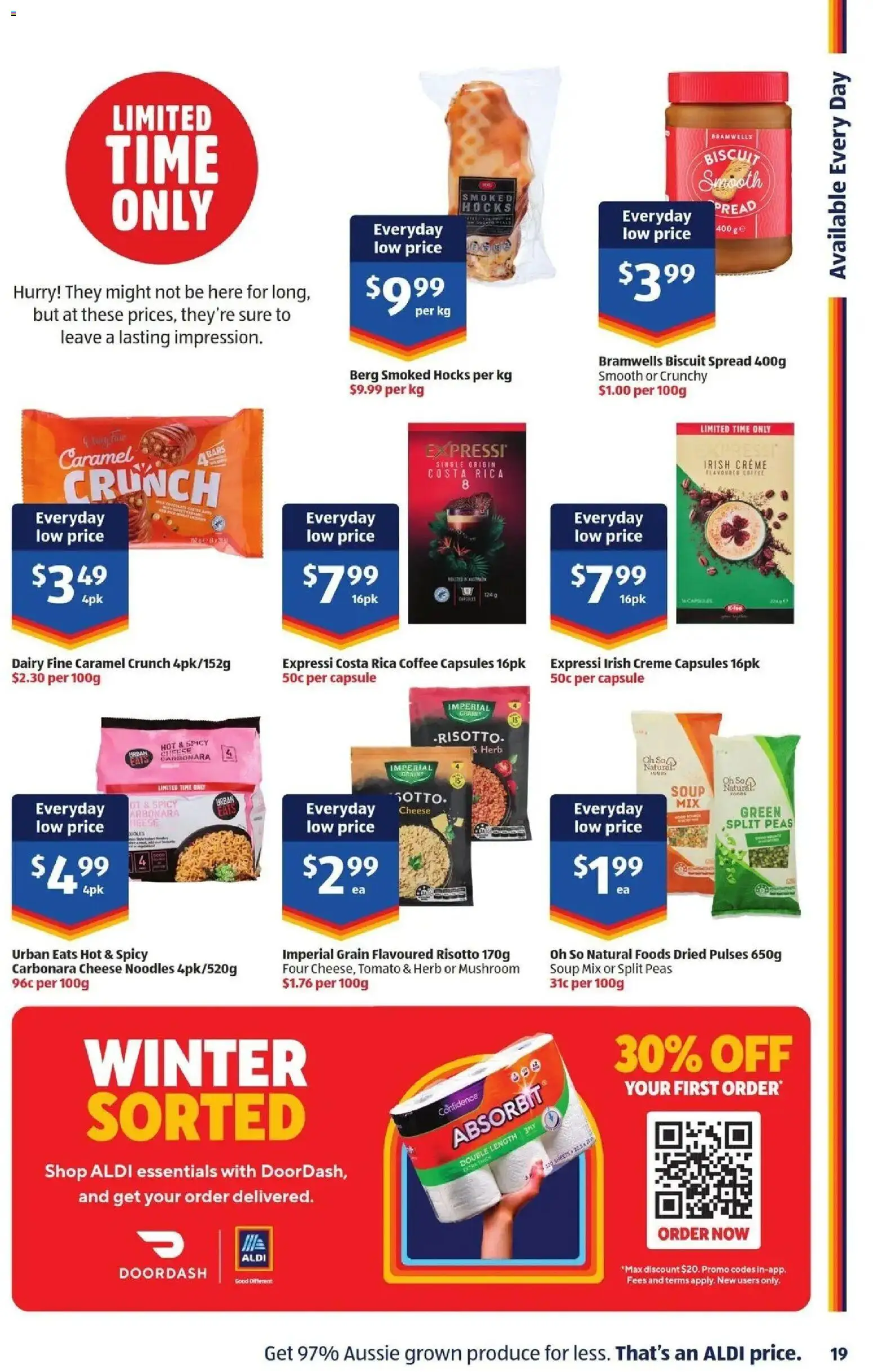 Aldi catalogue - valid from 01/07/2026 | Page: 19 | Products: Cheese, Coffee, Noodles, Soup