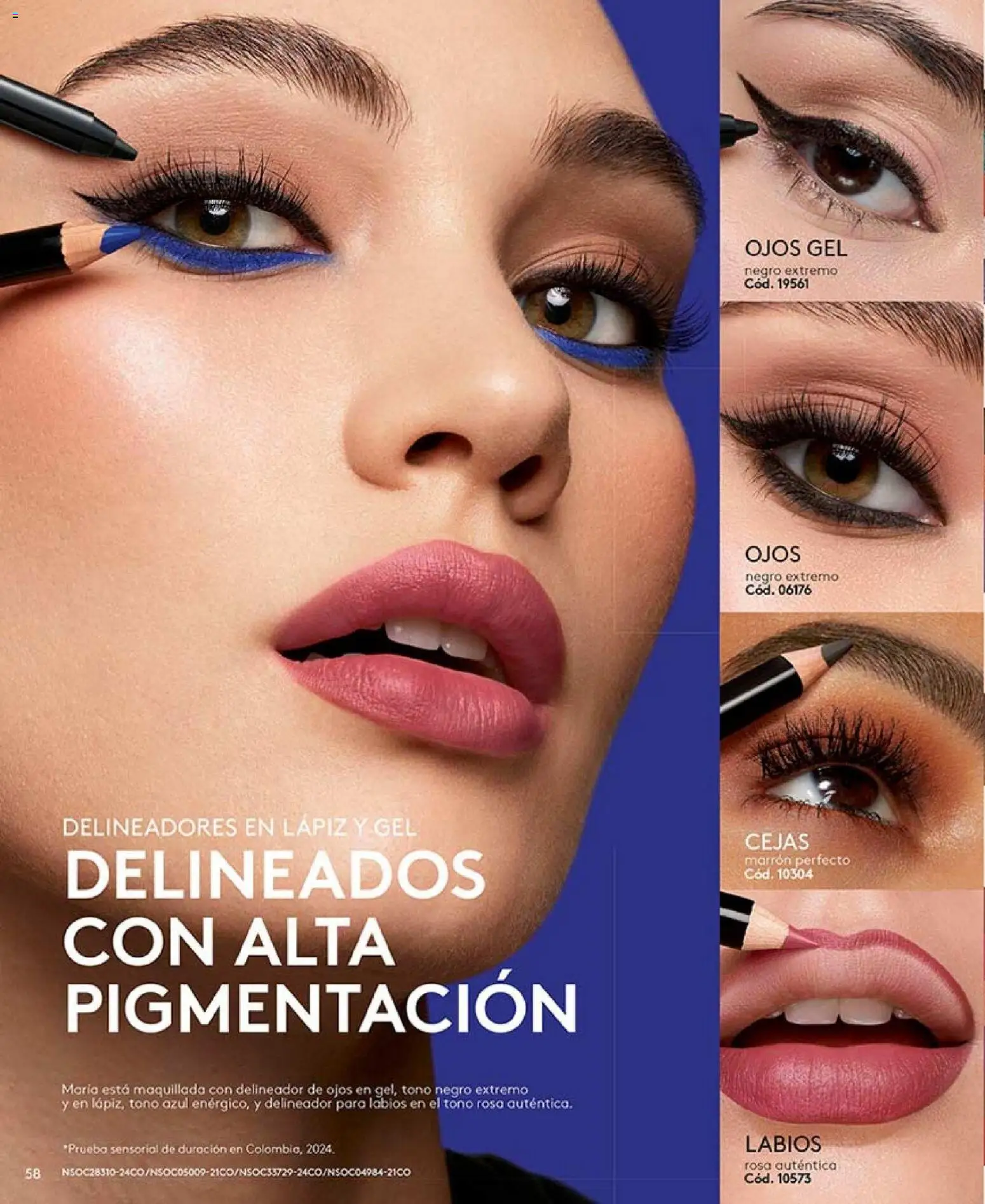 Catálogo Ésika válido desde 04/04/2026 | Página: 58 | Productos: Delineador de ojos, Delineador