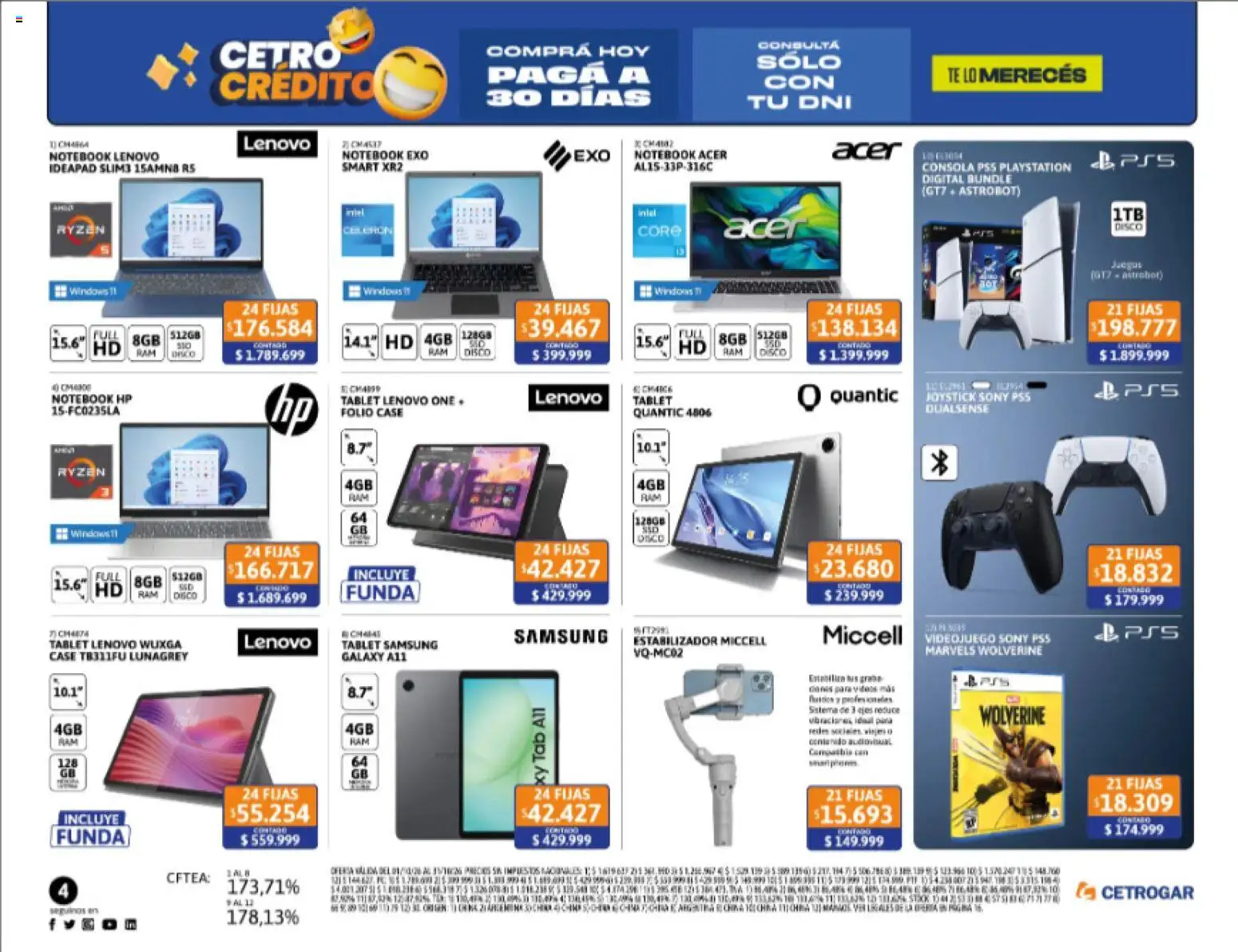 Cetrogar catálogo │ válido desde el 01/10/2026 | Página: 4