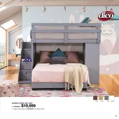 Vista previa de Muebles Dico catálogo, nuevo folleto de la tienda, válido en México a partir del 01/07/2026 | Página: 49 | Productos: Café, Litera