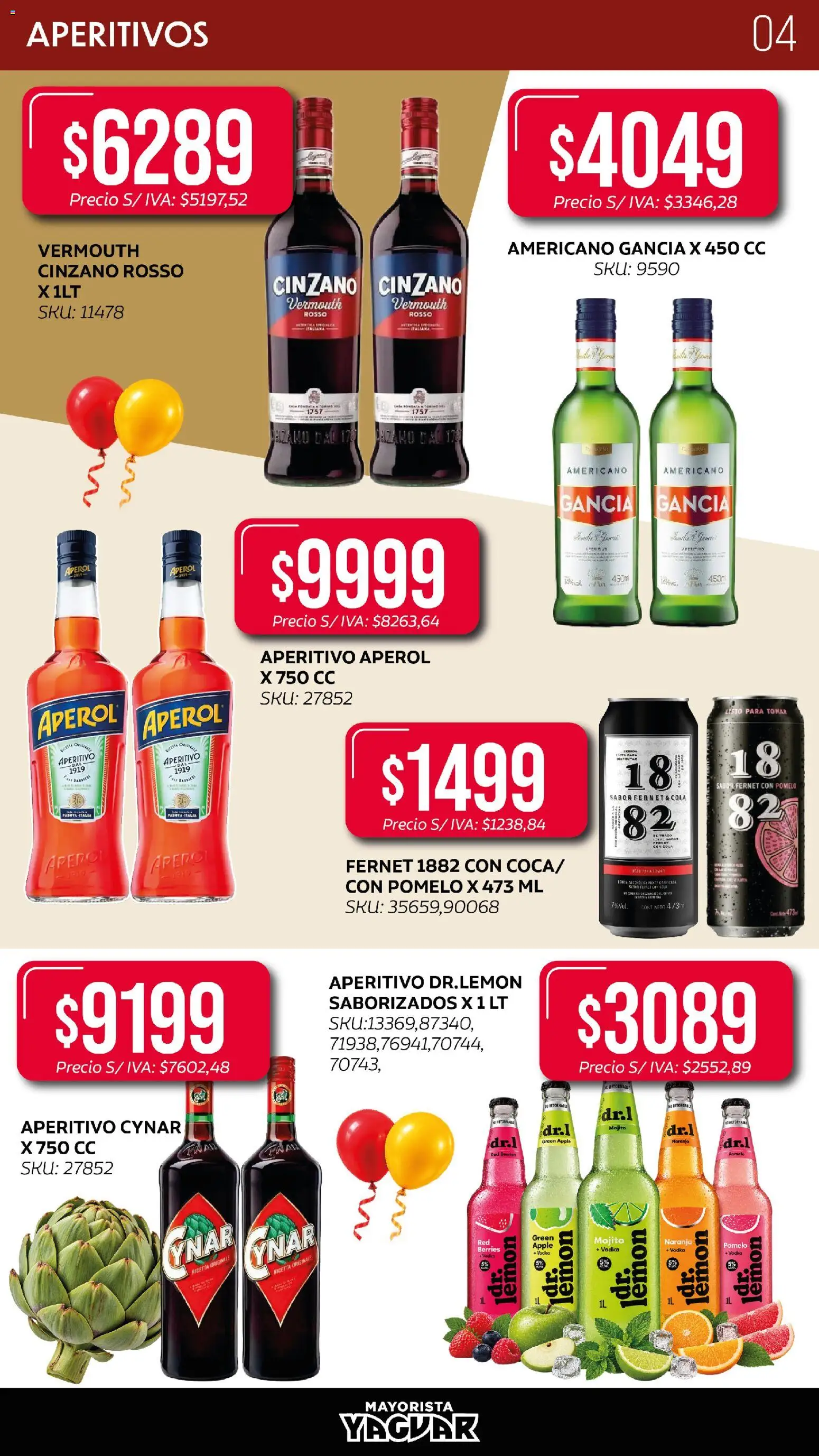 Yaguar - Especial Bebidas │ válido desde el 19/10/2026 | Página: 4