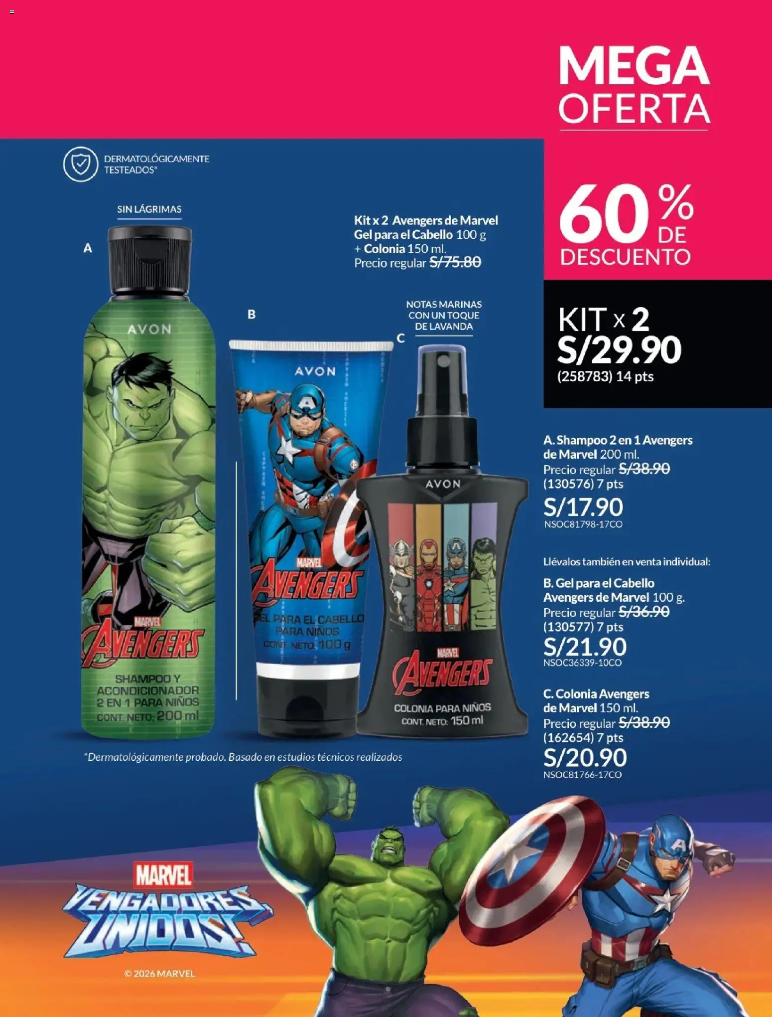 Catálogo Avon válido desde 24.05.2026 | Página: 222 | Productos: Shampoo, Acondicionador