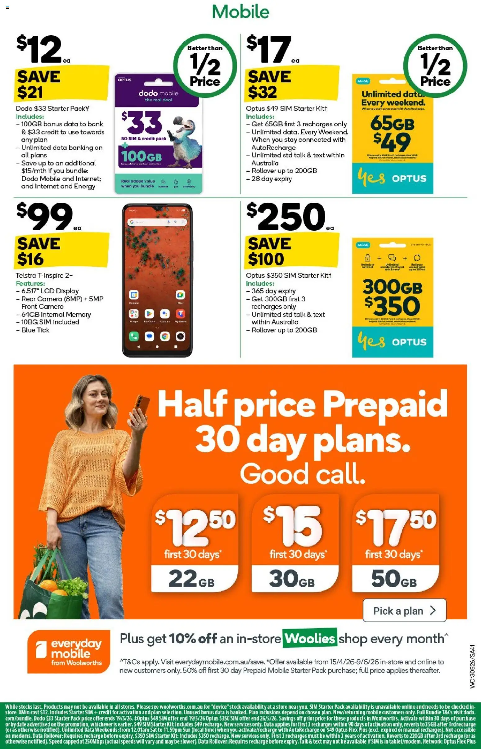 Woolworths catalogue - valid from 13.05.2026 | Page: 41 | Products: Date, Device, Camera, Mobile