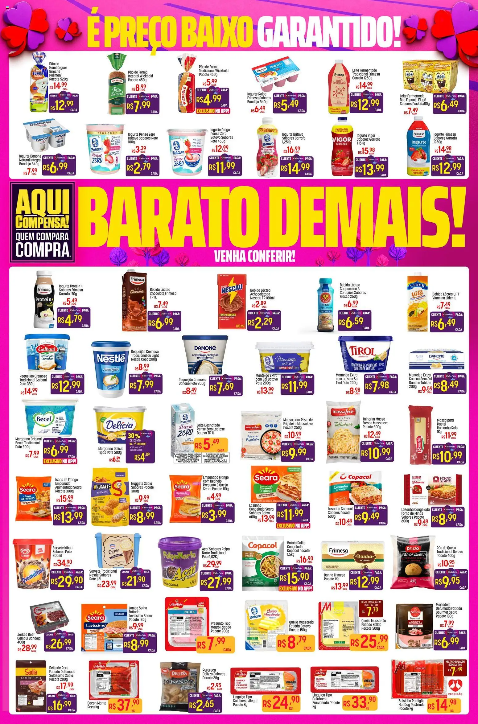 Super Muffato Folheto - válido de 17/09/2026 | Página: 5 | Produtos: Achocolatado, Presunto, Peru, Requeijão