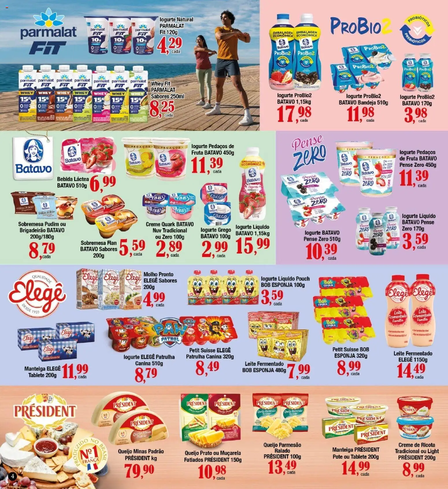 Supermercados Unidos Folheto - válido de 01/09/2026 | Página: 4 | Produtos: Sobremesa, Esponja, Parmesão, Creme