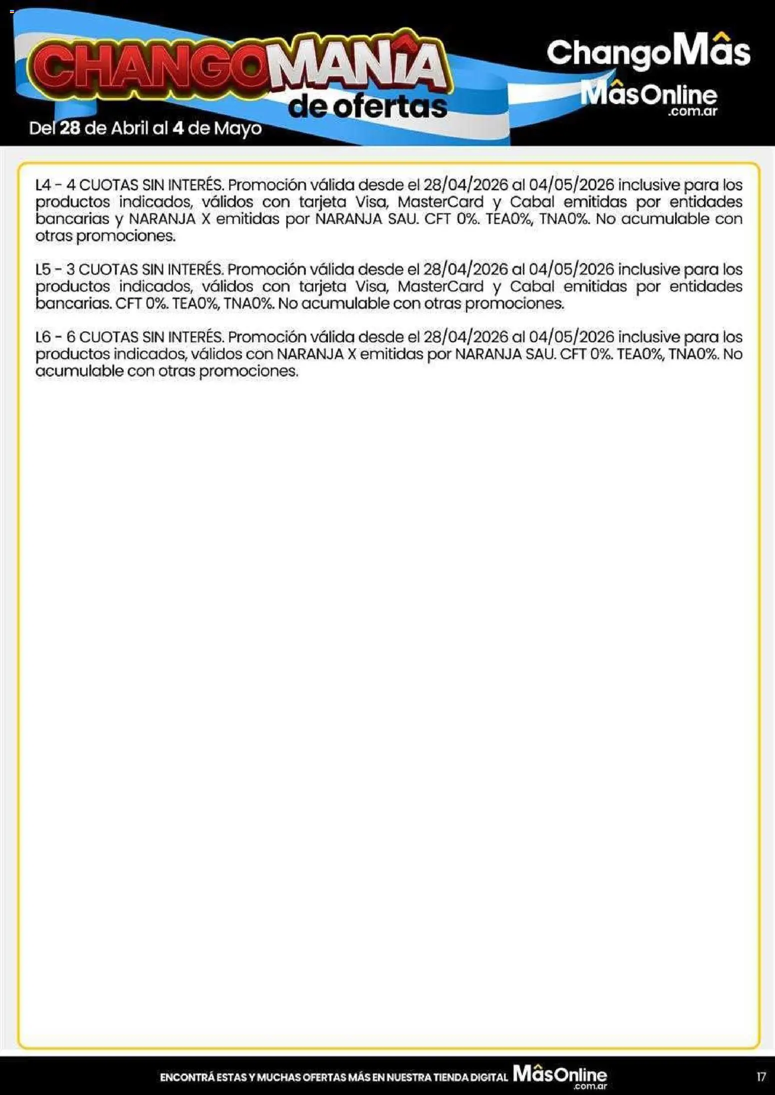 Changomas ofertas │ válido desde el 05.05.2026 | Página: 17