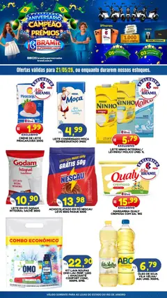 Bramil Supermercados ofertas do Dia - Pré-Visualização do folheto da loja Bramil Supermercados, válido de 21.05.2026