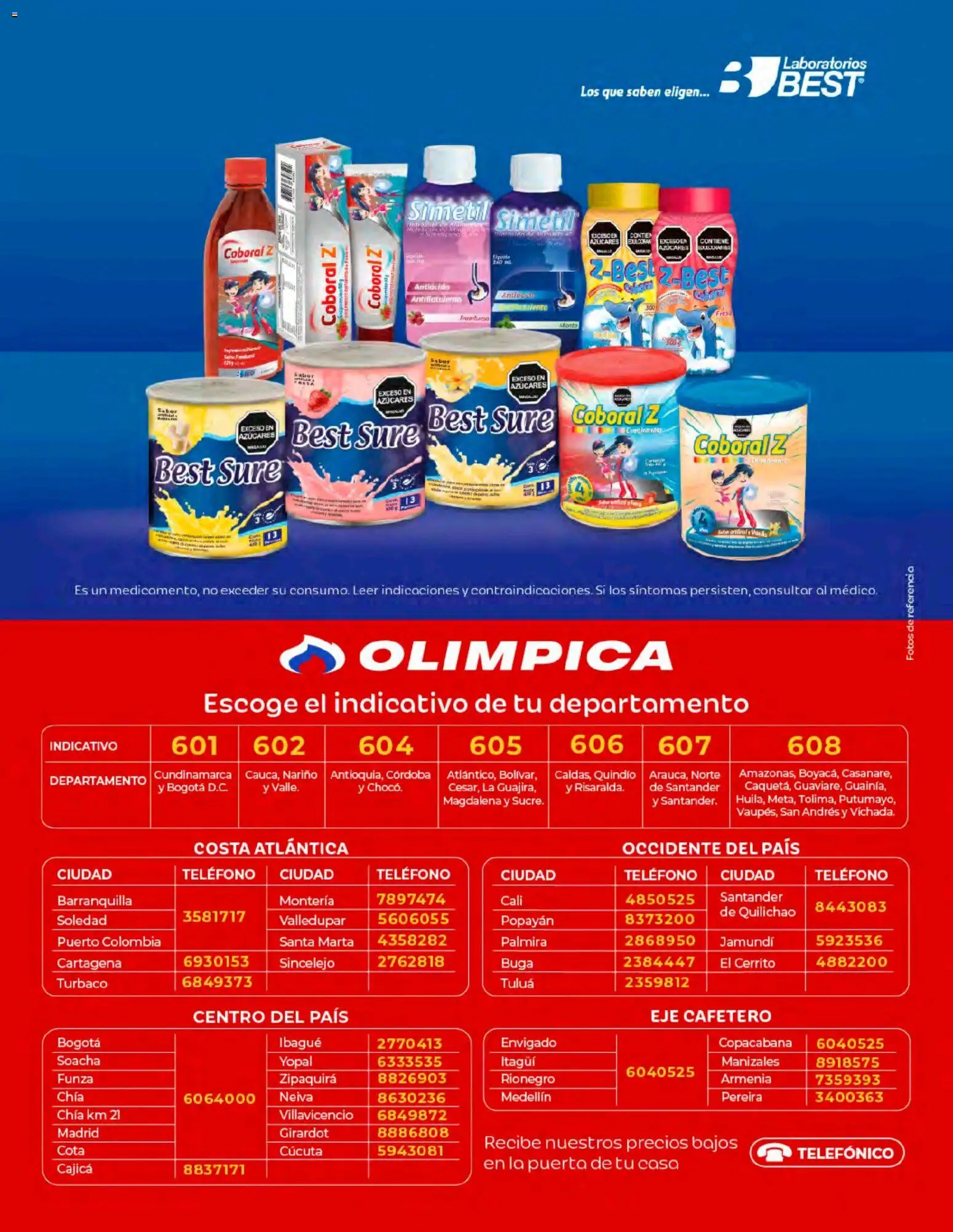 Olímpica revista - valida desde el 01/07/2026 | Página: 12 | Productos: Teléfono
