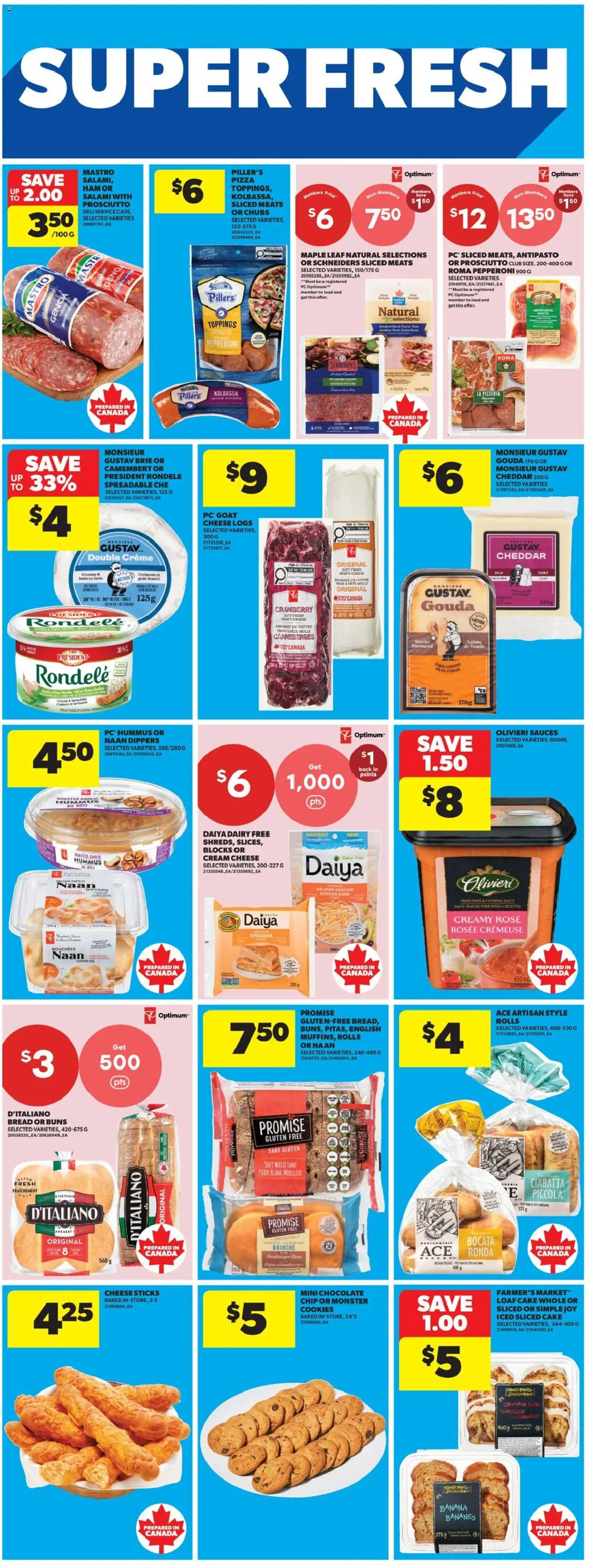 Real Canadian Superstore flyer valid from Aug 13, 2026 | Page: 15 | Products: Hummus, Pâté, Sauces, Salami
