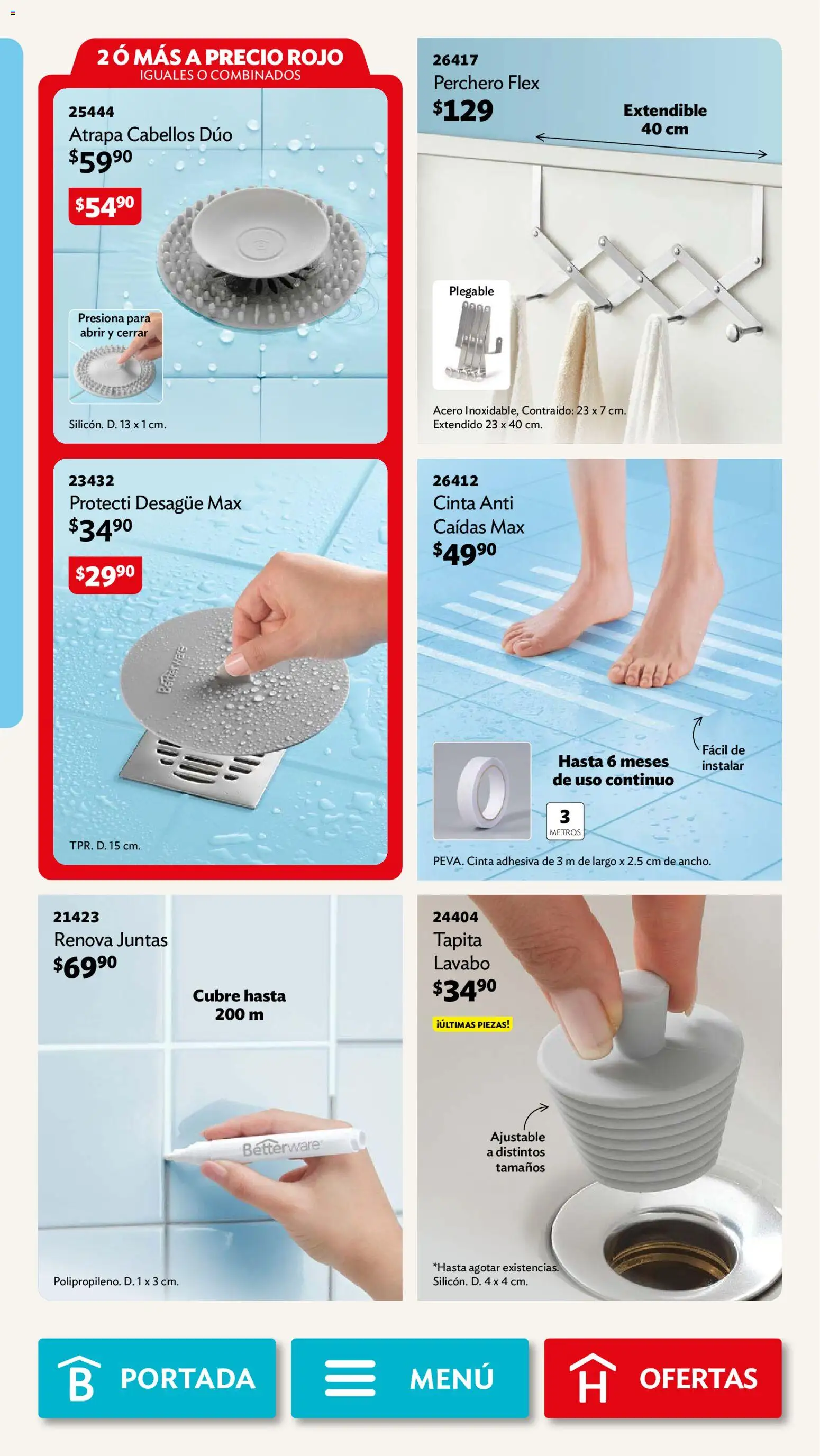 Nuevas ofertas de Betterware válidas en toda la República Mexicana desde el 28/09/2026. ¡Encuentra las mejores ofertas en Betterware campaña 10 2026! | Página: 82