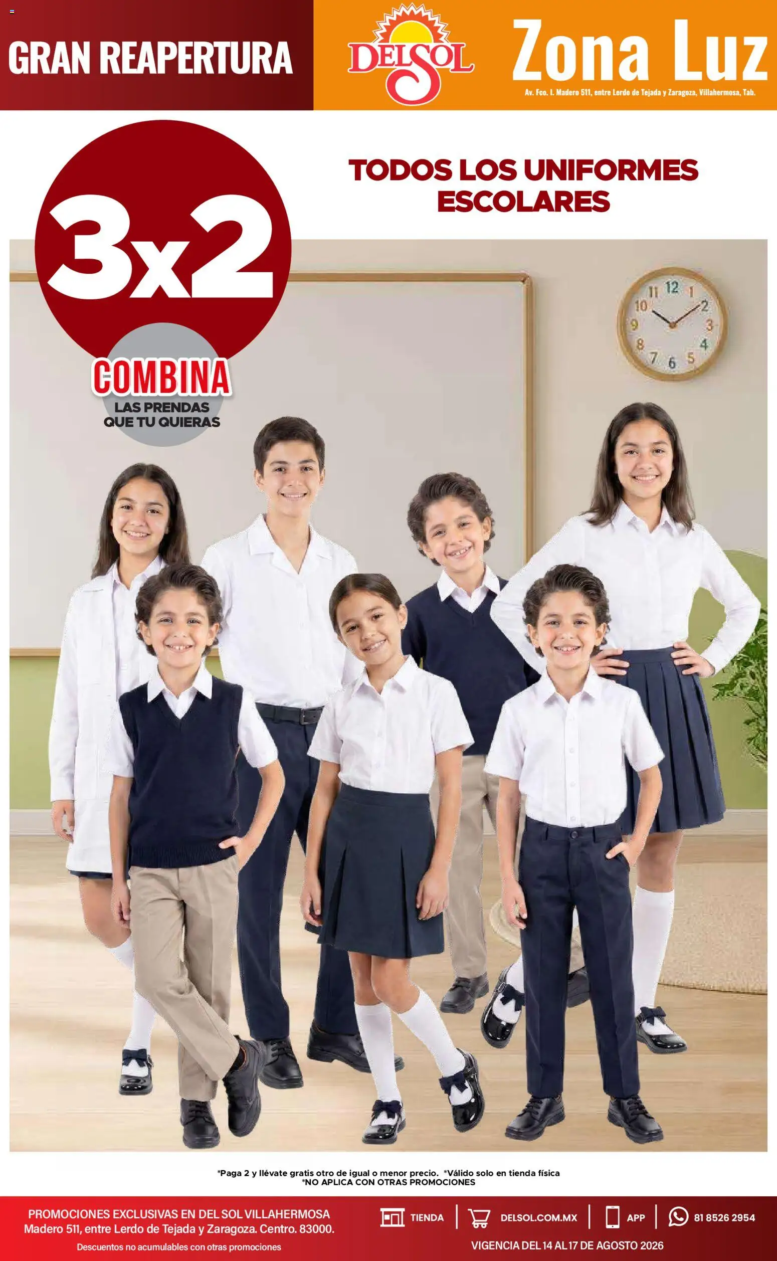 Nuevas ofertas de Del Sol y Woolworth válidas en toda la República Mexicana desde el 14/08/2026. ¡Encuentra las mejores ofertas en Del Sol y Woolworth katalog 4 Días de Grandes Promociones! | Página: 2
