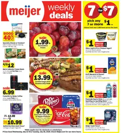 Preview of Meijer weekly ads valid from 07/22/2026