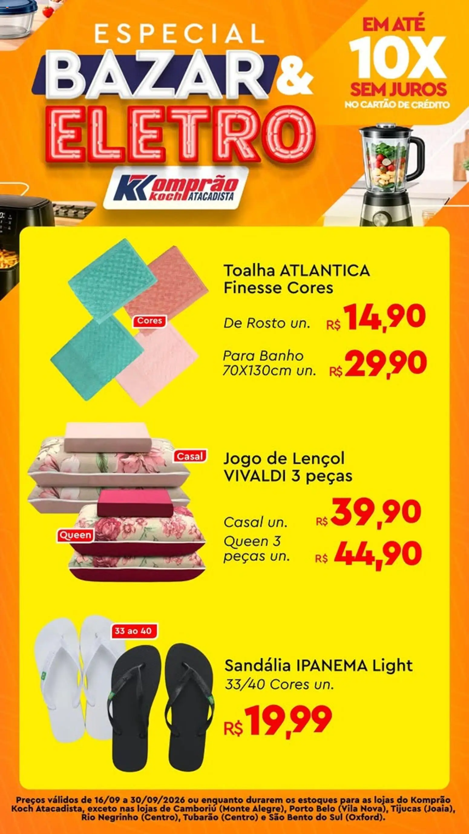 Komprao Atacadista Folheto - válido de 16/09/2026 | Página: 4 | Produtos: Lençol