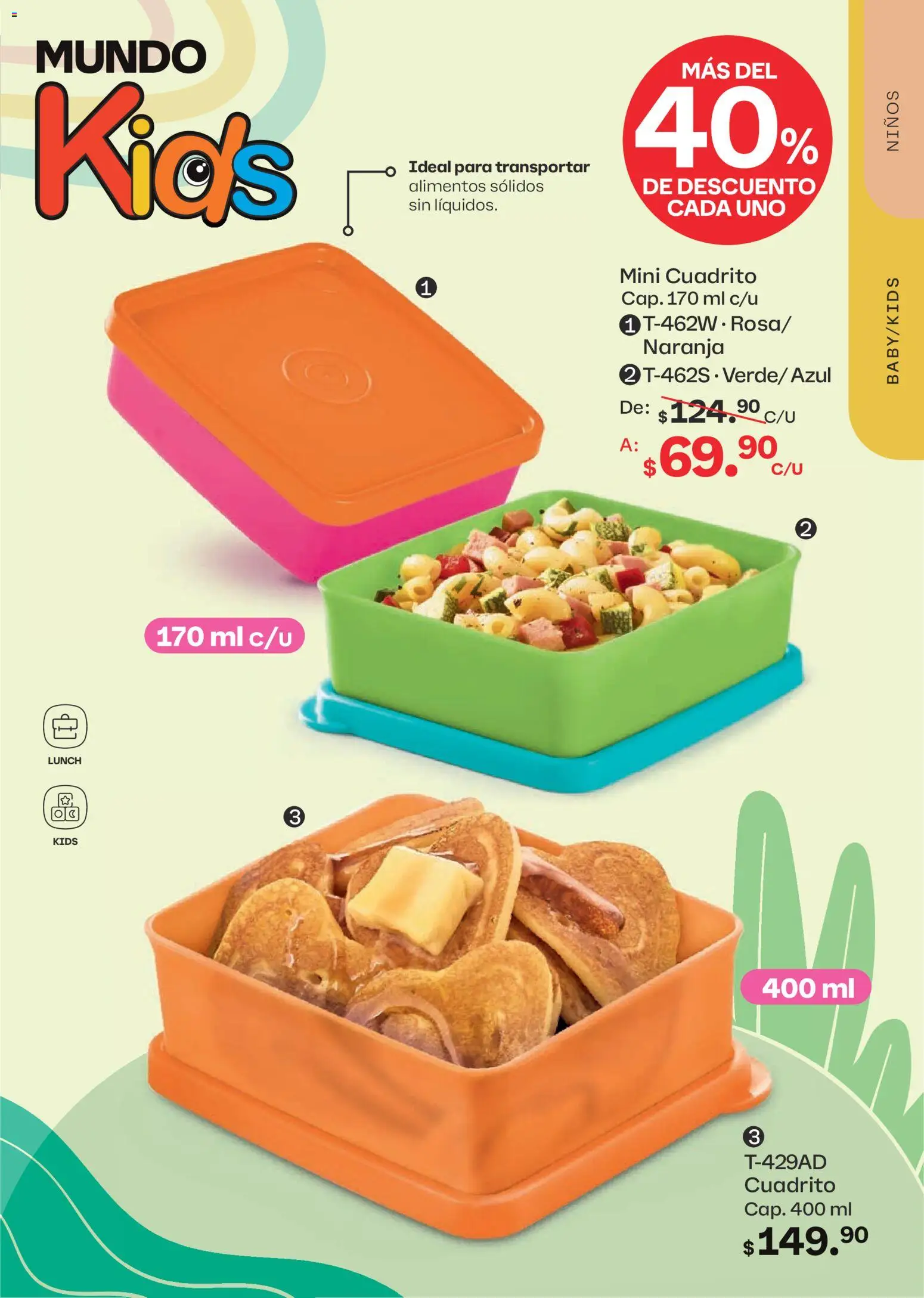 Nuevas ofertas de Tupperware válidas en toda la República Mexicana desde el 07/09/2026. ¡Encuentra las mejores ofertas en Tupperware catálogo! | Página: 111 | Productos: Alimentos