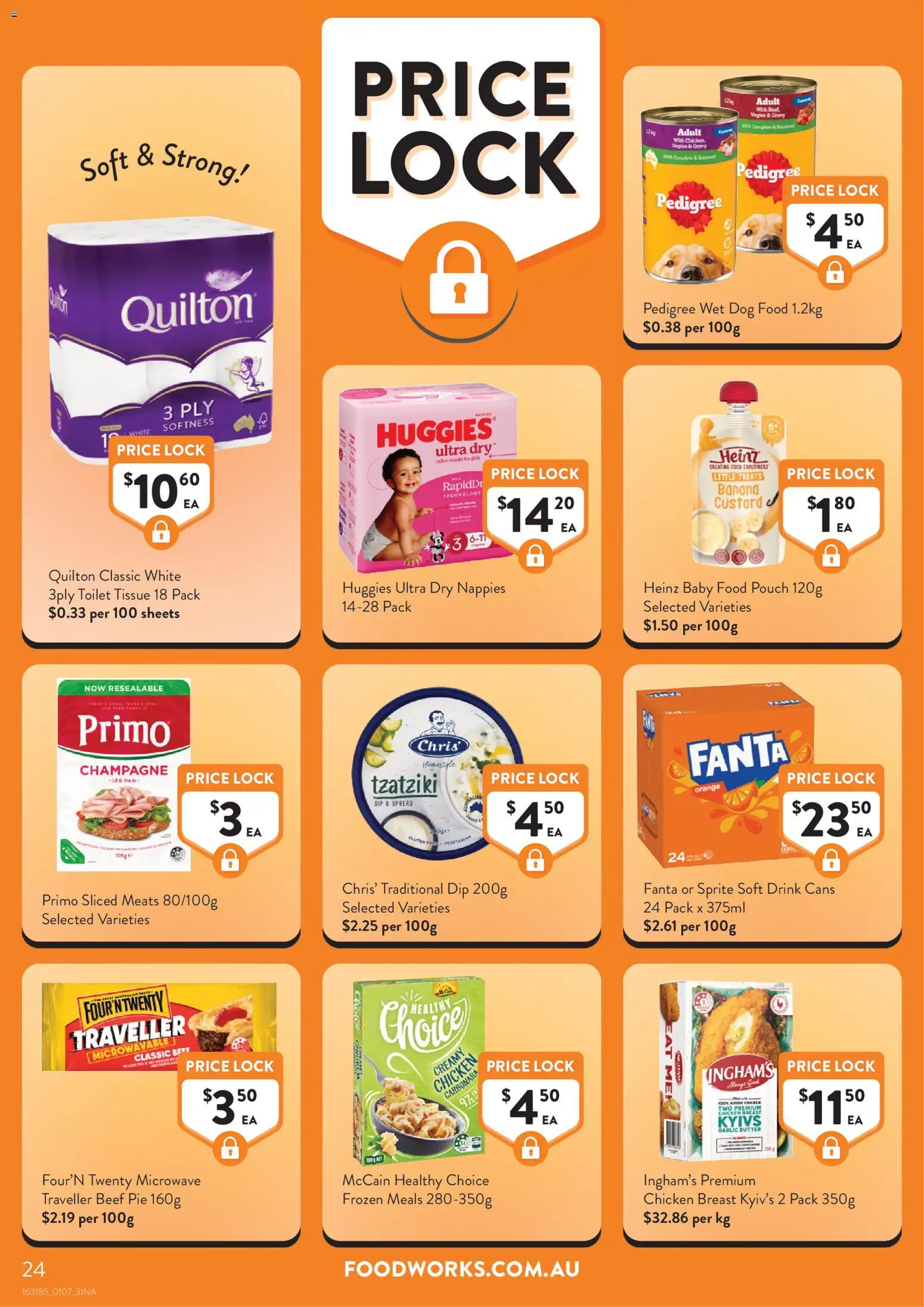 Foodworks catalogue - valid from 01/07/2026 | Page: 24 | Products: Toilet, Ham, Baby food, Microwave