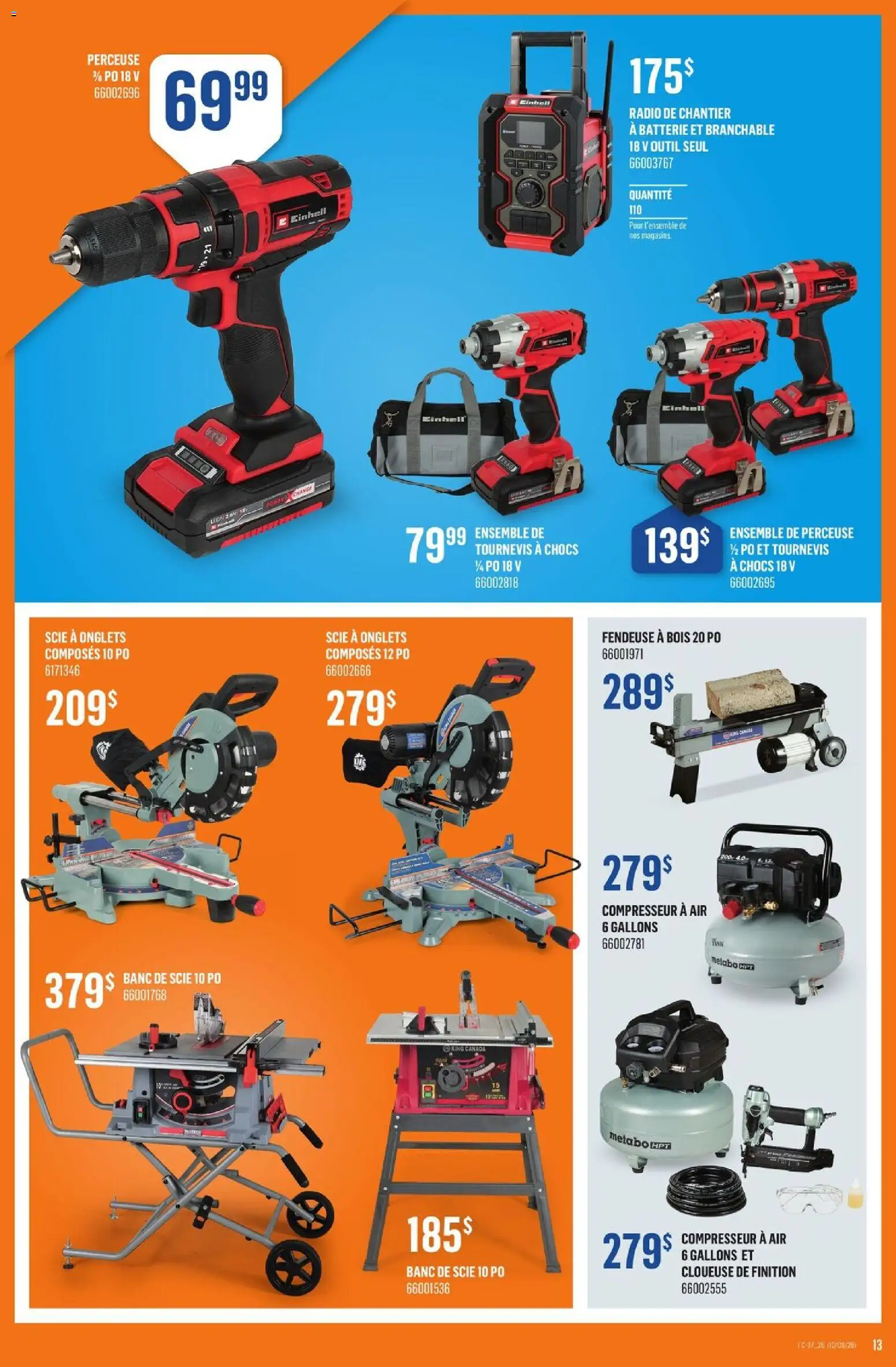 Canac flyer valid from Sep 10, 2026 | Page: 13 | Products: Radio