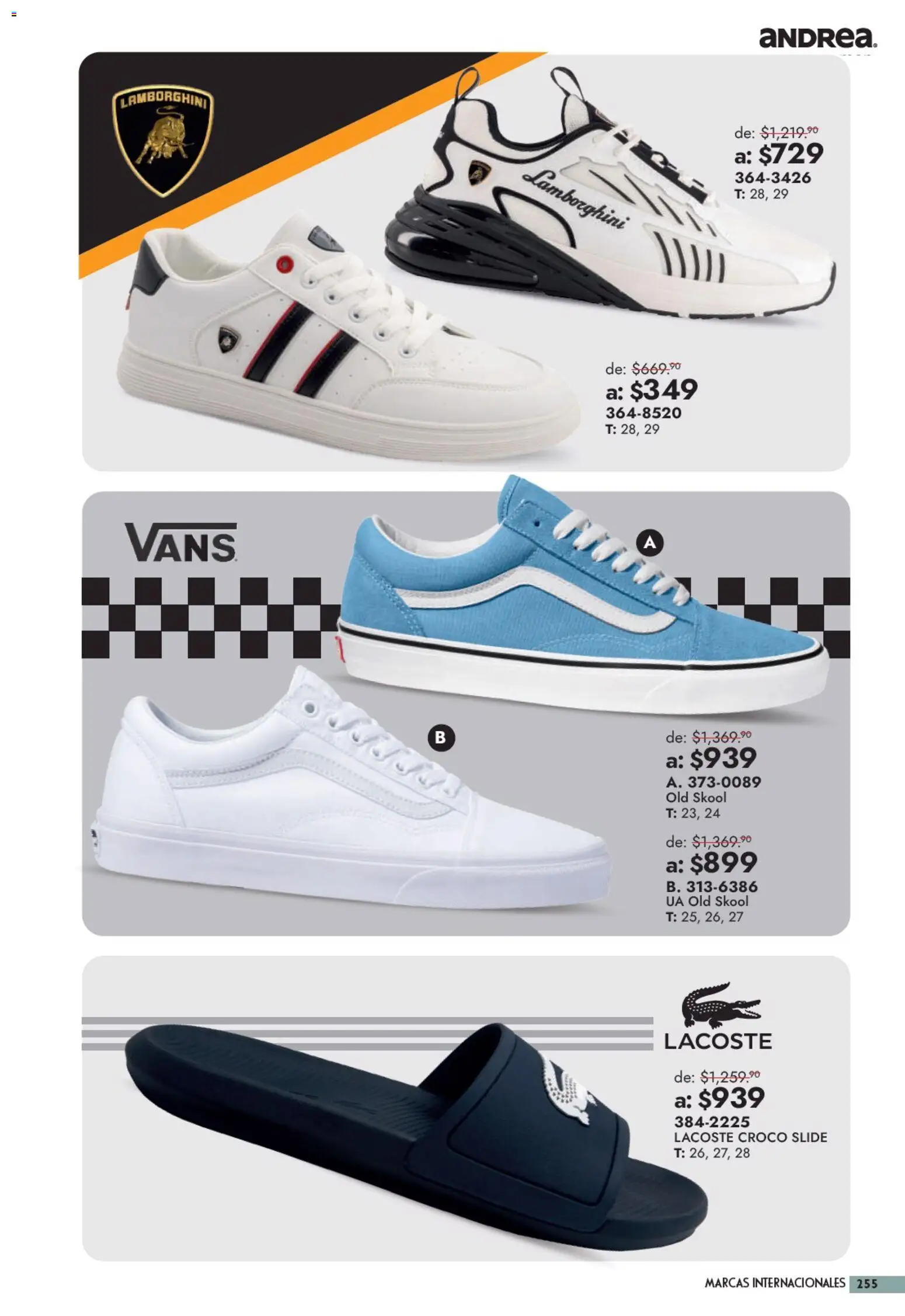 Nuevas ofertas de Andrea válidas en toda la República Mexicana desde el 13/09/2026. ¡Encuentra las mejores ofertas en Andrea catálogo Outlet! | Página: 255
