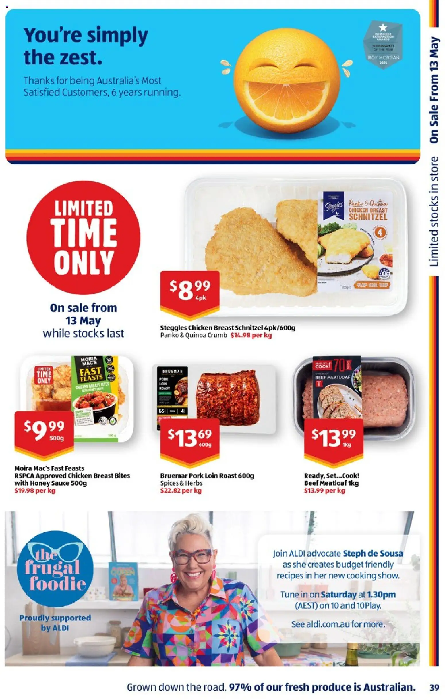 Aldi catalogue - valid from 20.05.2026 | Page: 39 | Products: Honey, Chicken, Pork, Spices