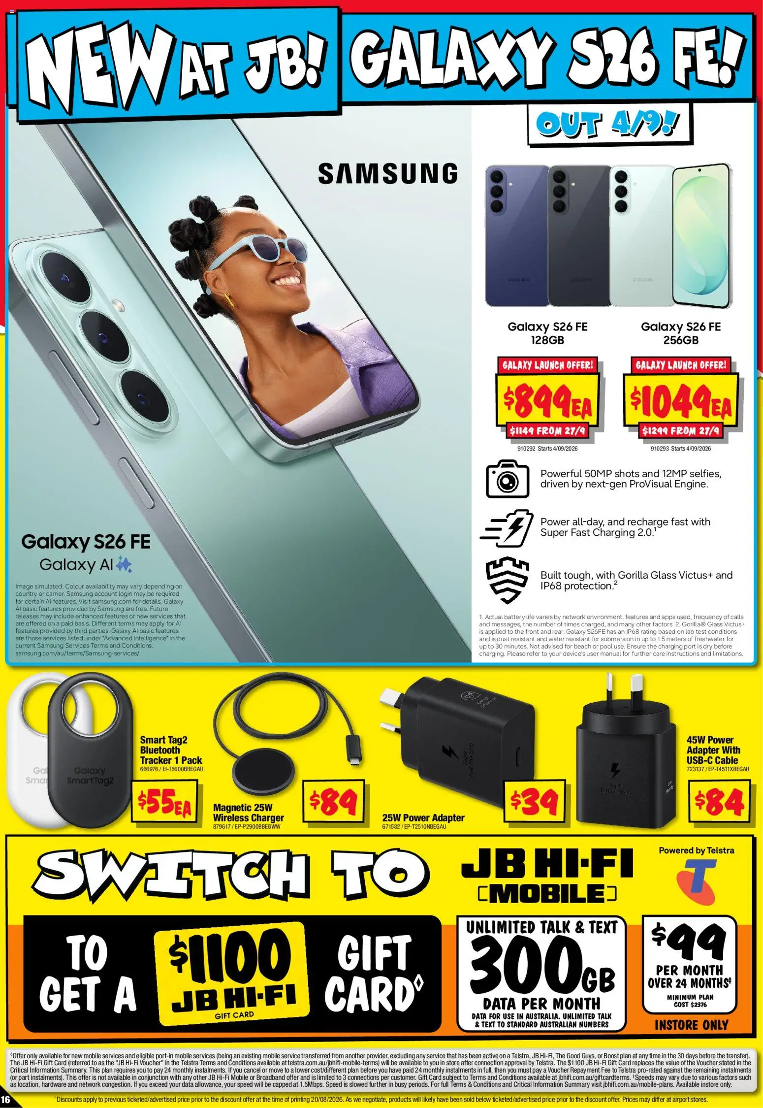 JB Hi-Fi catalogue - valid from 03/09/2026 | Page: 16 | Products: Water, Cable, Adapter, Mobile