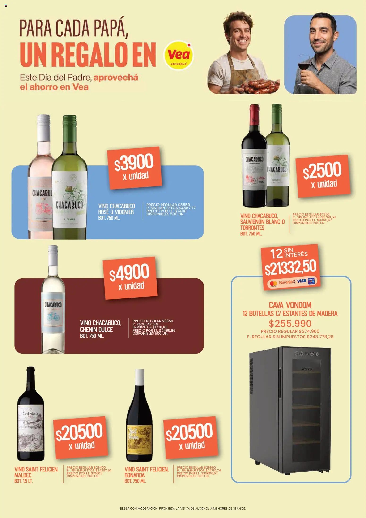 Vea - Volante Especial Dia del Padre │ válido desde el 08.06.2026 | Página: 11 | Productos: Estantes, Vino, Cava
