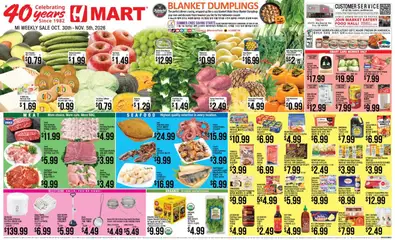 Preview of Hmart weekly ads valid from 10/30/2026