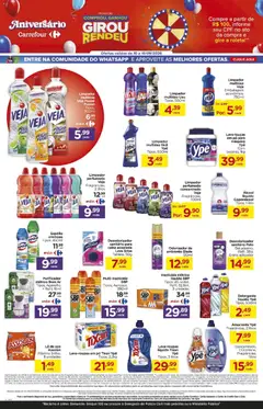 Carrefour Bairro ofertas Semanal - Pré-Visualização do folheto da loja Carrefour Bairro, válido de 10/09/2026 | Página: 8 | Produtos: Perfume, Limpador multiuso, Saquê, Amaciante