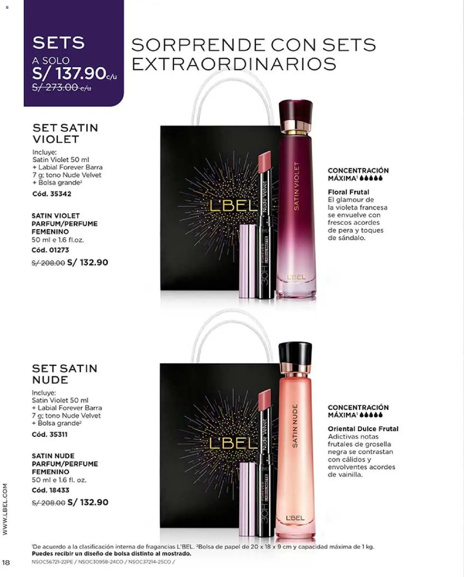Catálogo L'Bel válido desde 04.04.2026 | Página: 18 | Productos: Bolsa