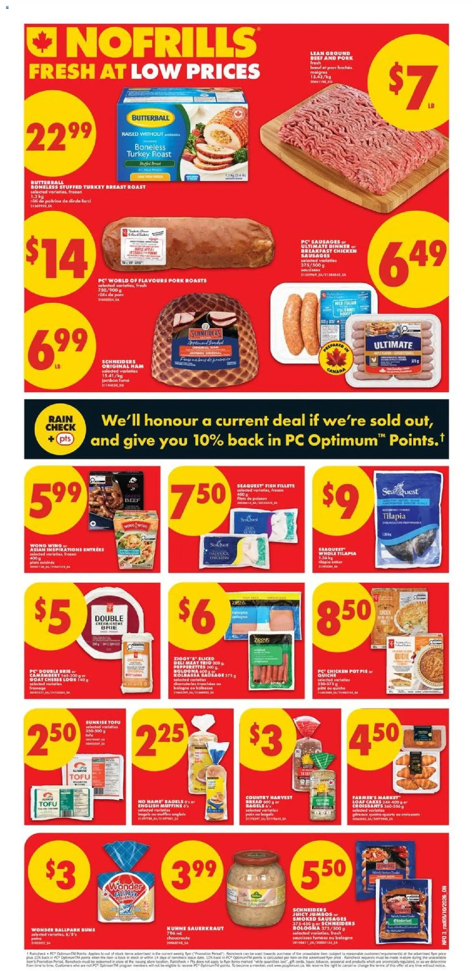 No Frills flyer valid from Oct 8, 2026 | Page: 3