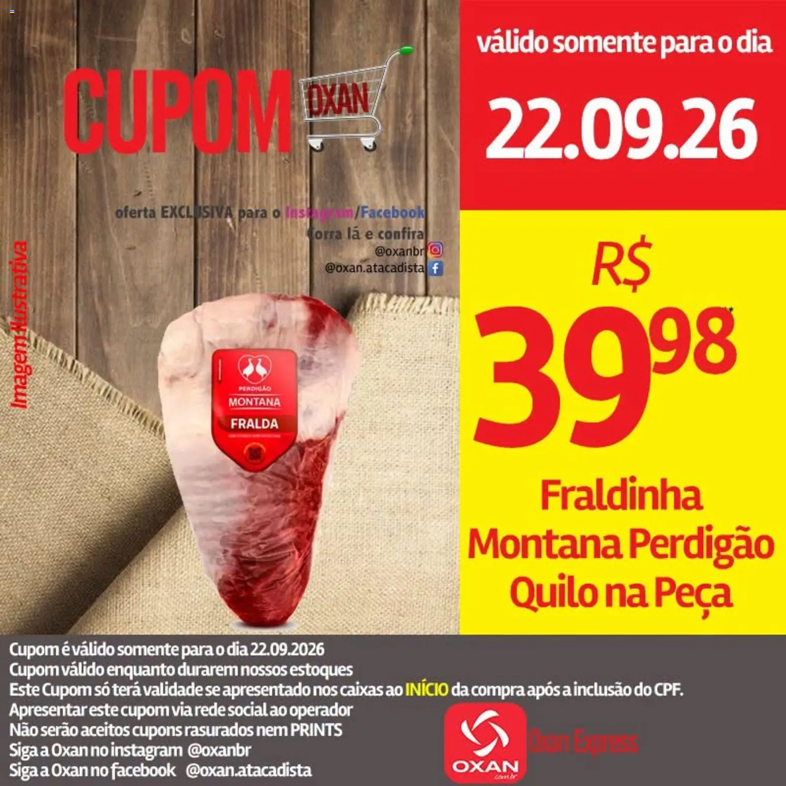 Oxan Atacadista Folheto - válido de 22/09/2026 | Página: 3 | Produtos: Fraldinha