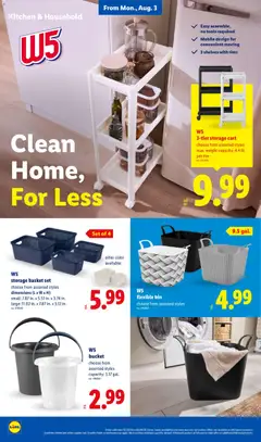 Preview of Lidl weekly ads valid from 07/29/2026 | Page: 44 | Products: Basket, Weight