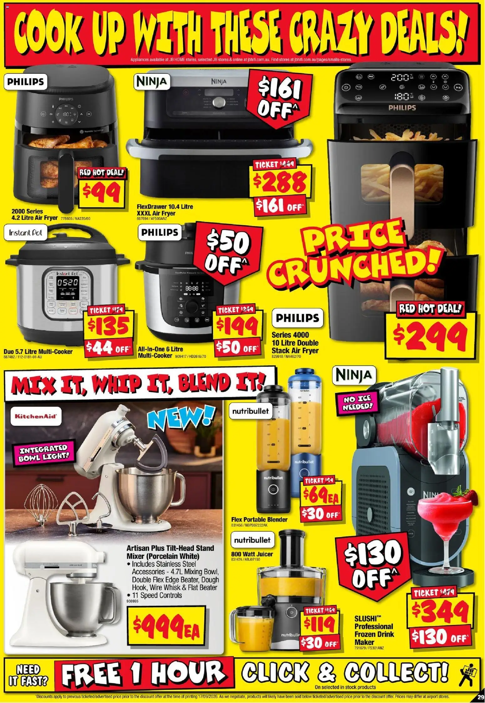 JB Hi-Fi catalogue - valid from 24/09/2026 | Page: 29 | Products: Fryer, Accessories, Ice, Beater