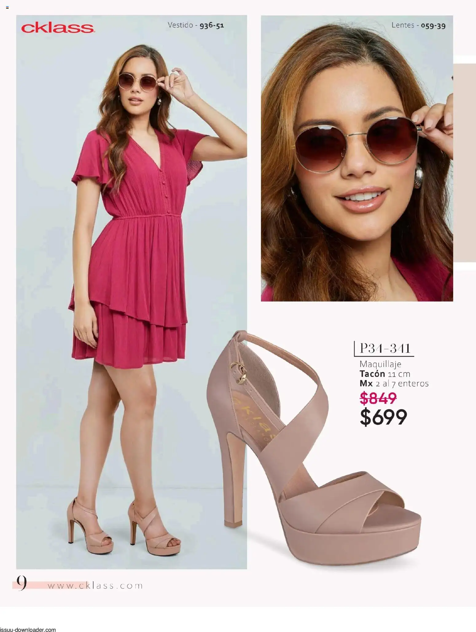 Nuevas ofertas de Cklass válidas en toda la República Mexicana desde el 26/01/2026. ¡Encuentra las mejores ofertas en Cklass catálogo Especial Calzado! | Página: 10 | Productos: Lentes, Vestido, Maquillaje