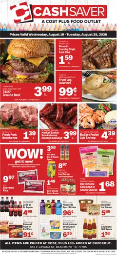 Preview of Market Basket weekly ads valid from 08/19/2026