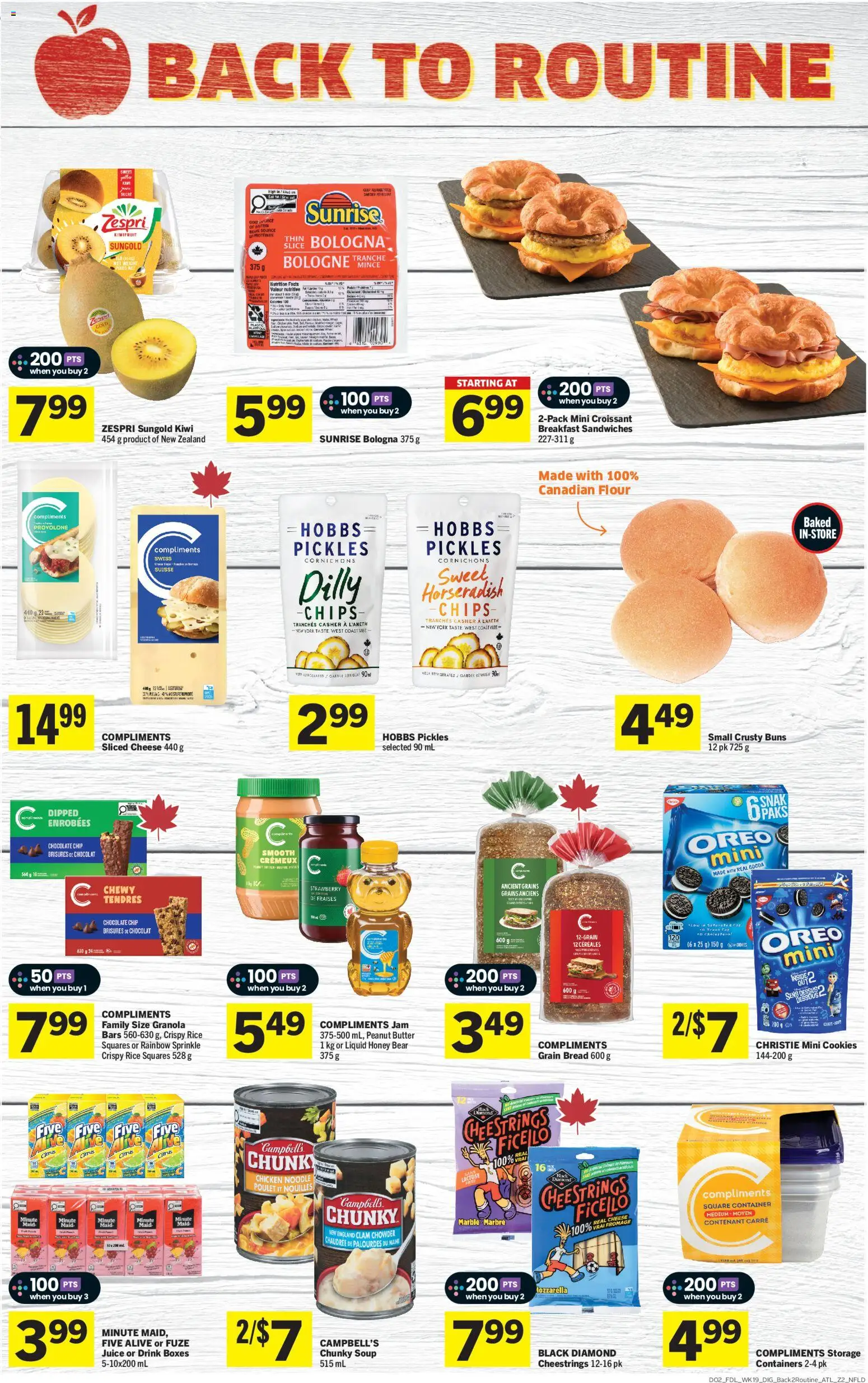 Foodland flyer valid from Sep 3, 2026 | Page: 8 | Products: Chips, Kiwi, Flour, Honey