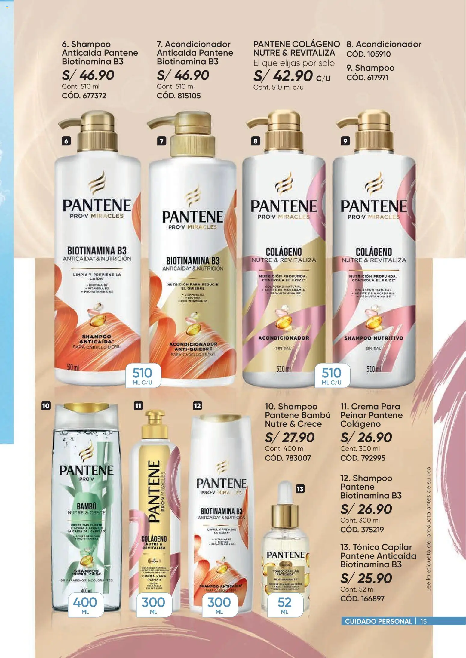 Catálogo Azzorti válido desde 09/03/2026 | Página: 15 | Productos: Shampoo, Acondicionador, Sal, Aceite