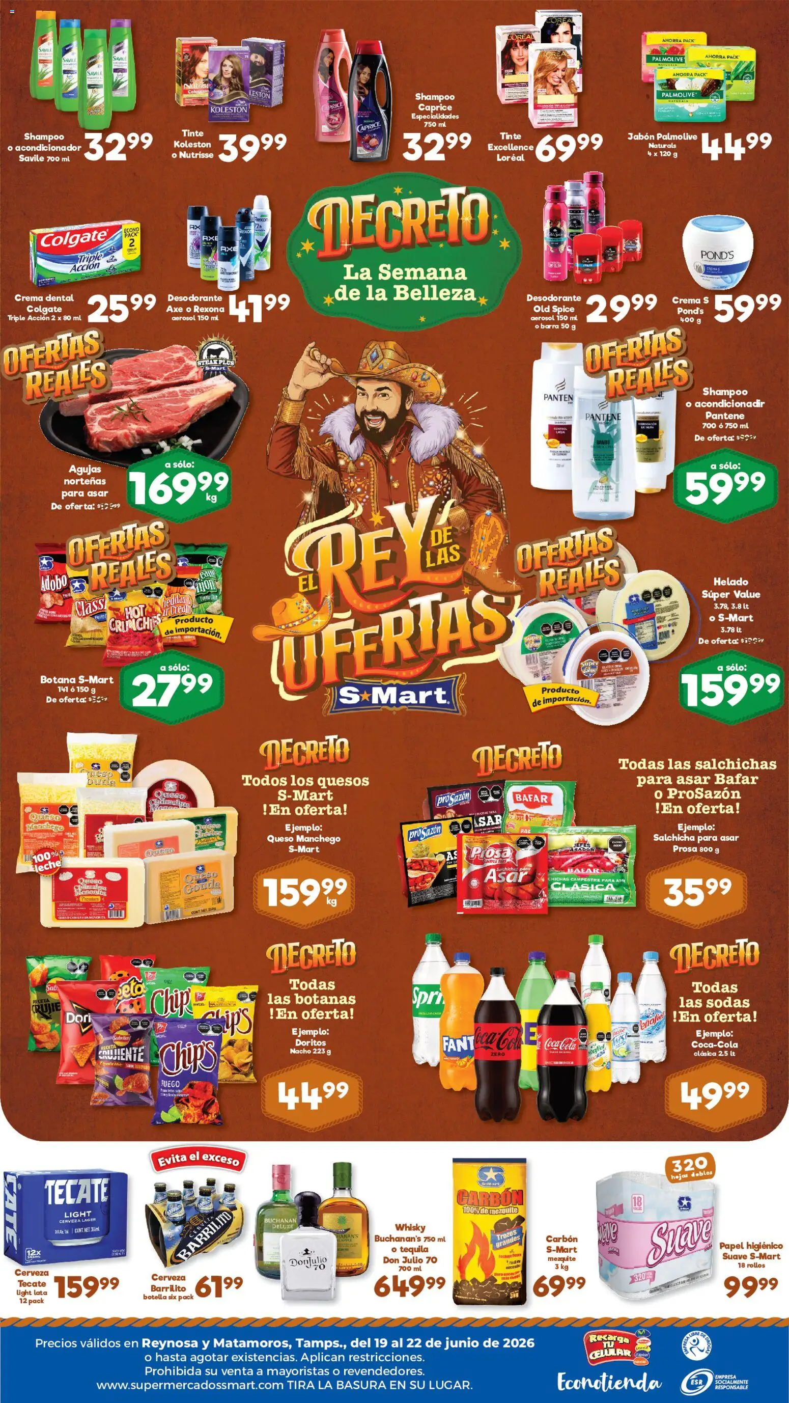 Nuevas ofertas de S-Mart válidas en toda la República Mexicana desde el 19.06.2026. ¡Encuentra las mejores ofertas en S-Mart folleto Reynosa! | Página: 2