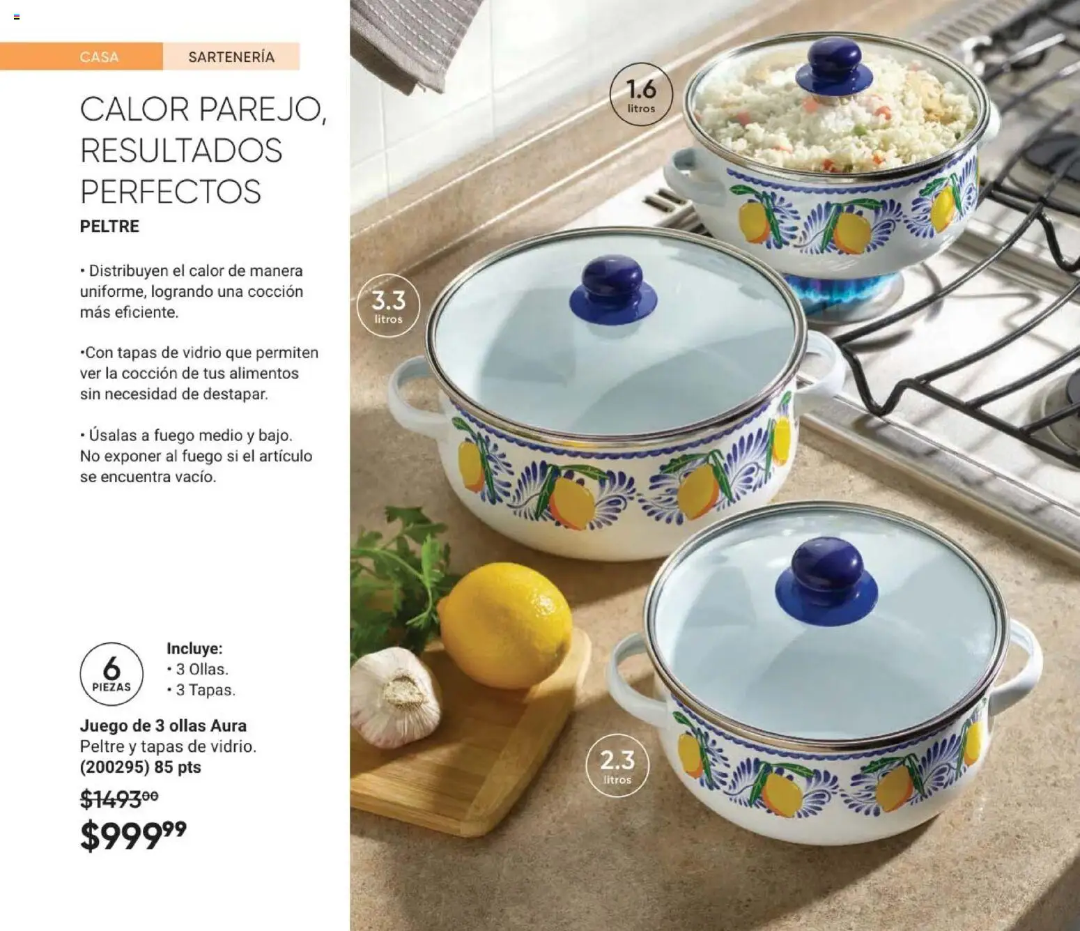 Nuevas ofertas de AVON válidas en toda la República Mexicana desde el 24.04.2026. ¡Encuentra las mejores ofertas en AVON Casa & Estilo 7 2026! | Página: 144 | Productos: Juego