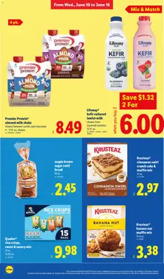 Preview of Lidl weekly ads valid from 10.06.2026 | Page: 32 | Products: Milk, Chocolate, Bananas, Sugar