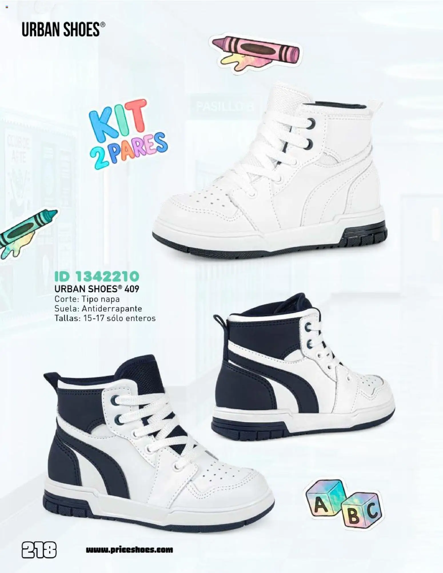 Nuevas ofertas de Price Shoes válidas en toda la República Mexicana desde el 12.06.2026. ¡Encuentra las mejores ofertas en Price Shoes catálogo Escolar! | Página: 218