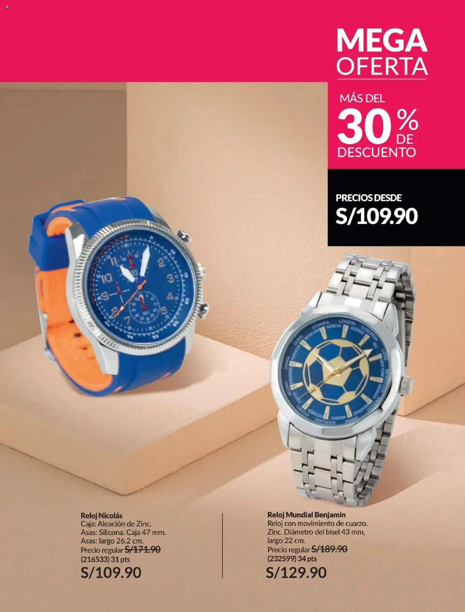 Catálogo Avon válido desde 24.05.2026 | Página: 208 | Productos: Caja, Reloj