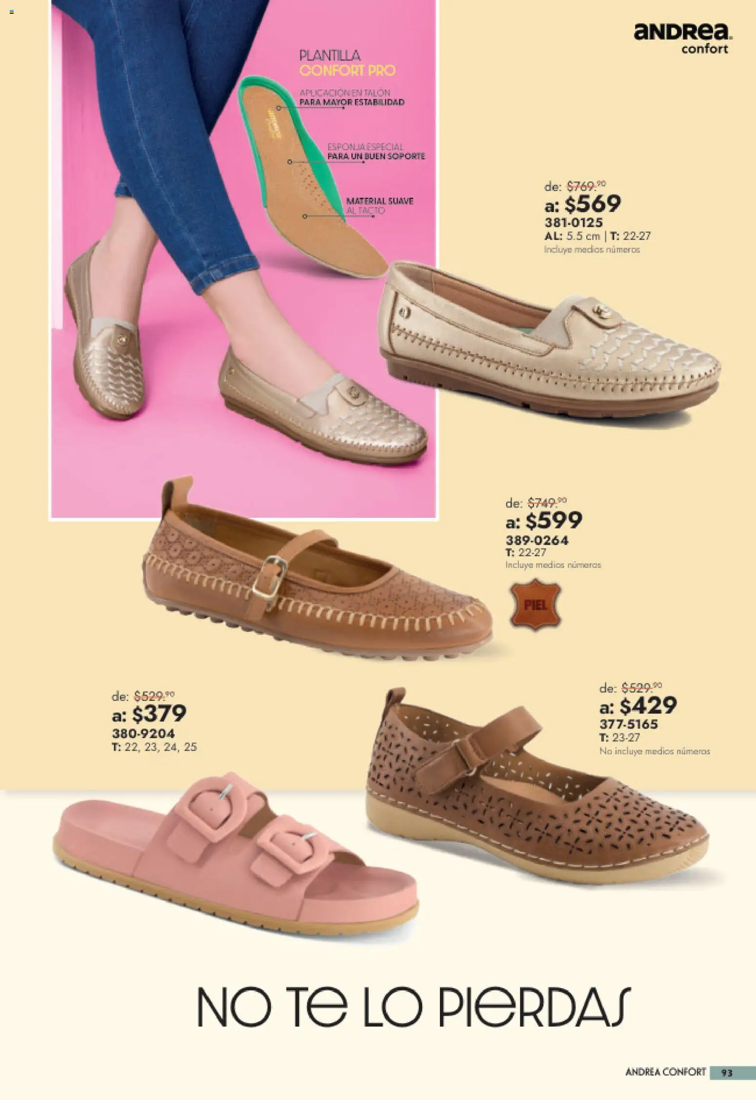 Nuevas ofertas de Andrea válidas en toda la República Mexicana desde el 26/07/2026. ¡Encuentra las mejores ofertas en Andrea catálogo Outlet! | Página: 93